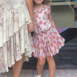 Velveteen Floral Romper